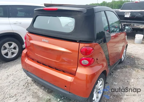 2008 Smart Fortwo Passion из США, поврежденный, VIN WMEEK31X98K098444